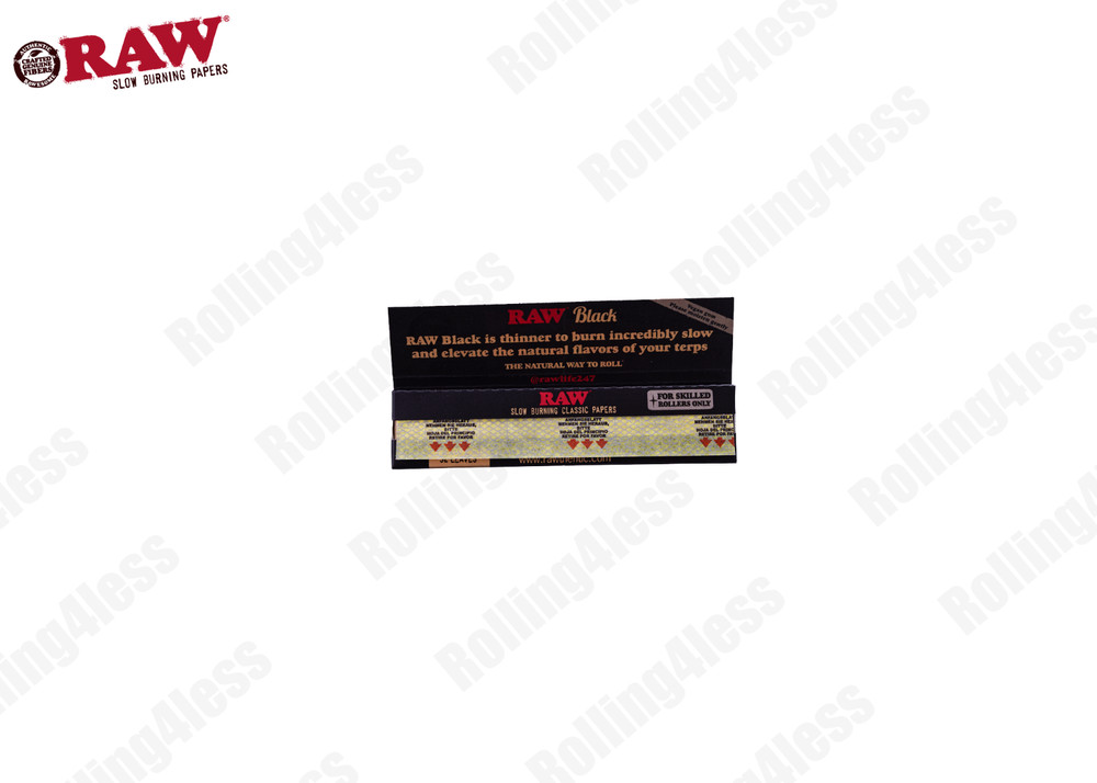 AUTHENTIC Raw Classic Ethereal KINGSIZE SLIM Unrefined Rolling Papers | 10 packs