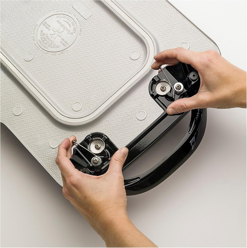 22-Inch Electric Griddle with Removable Handles, Extra-Large Nonstick Ceramic
