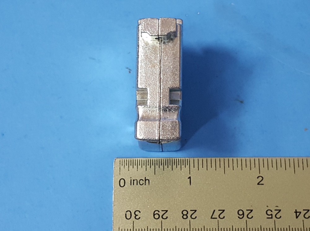 2PCS- 9 Position 2 Piece Backshell Connector 45°, N.T., Metalized Plastic
