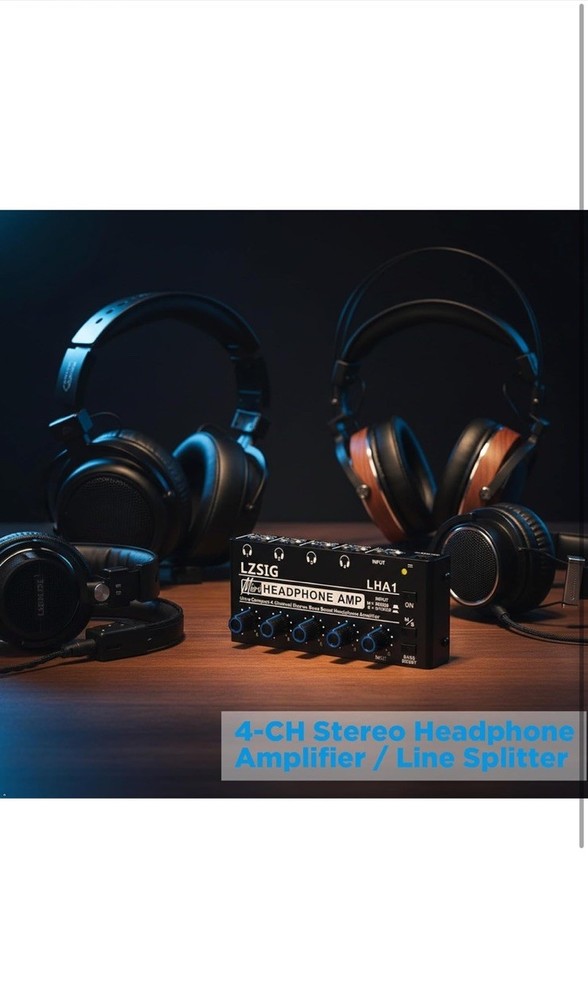 LZSIG Micro Guitar Headphone Amp Rechargeable Multi Effects Mini Amplifier