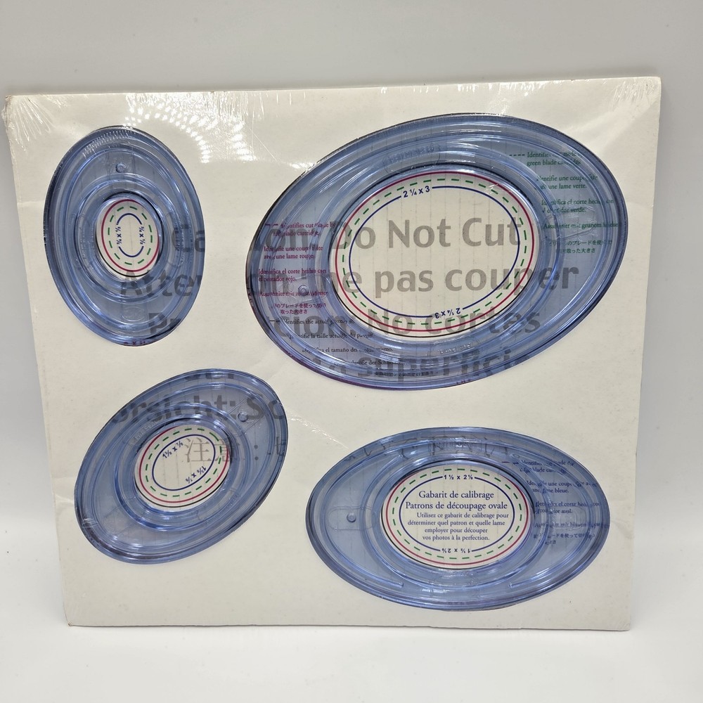 Creative Memories Custom Cutting System Oval Patterns Brand New In Package