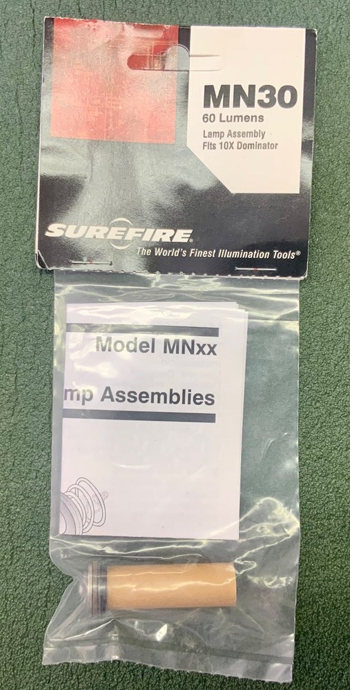SureFire MN30 Lamp Assembly Flashlight Bulb 60 Lumens Replacement - NEW