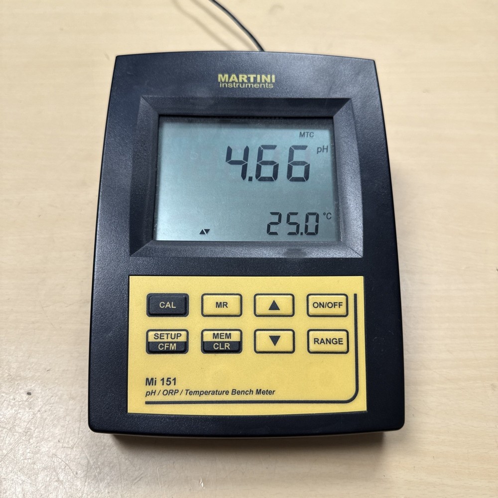 Martini Instruments pH/ORP Temperature Bench Meter Mi 151