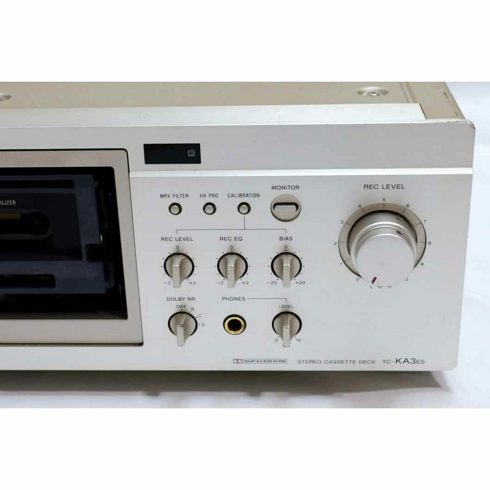 SONY TC-KA3ES High-End Cassette Deck tested worked Cassette cover missing JP