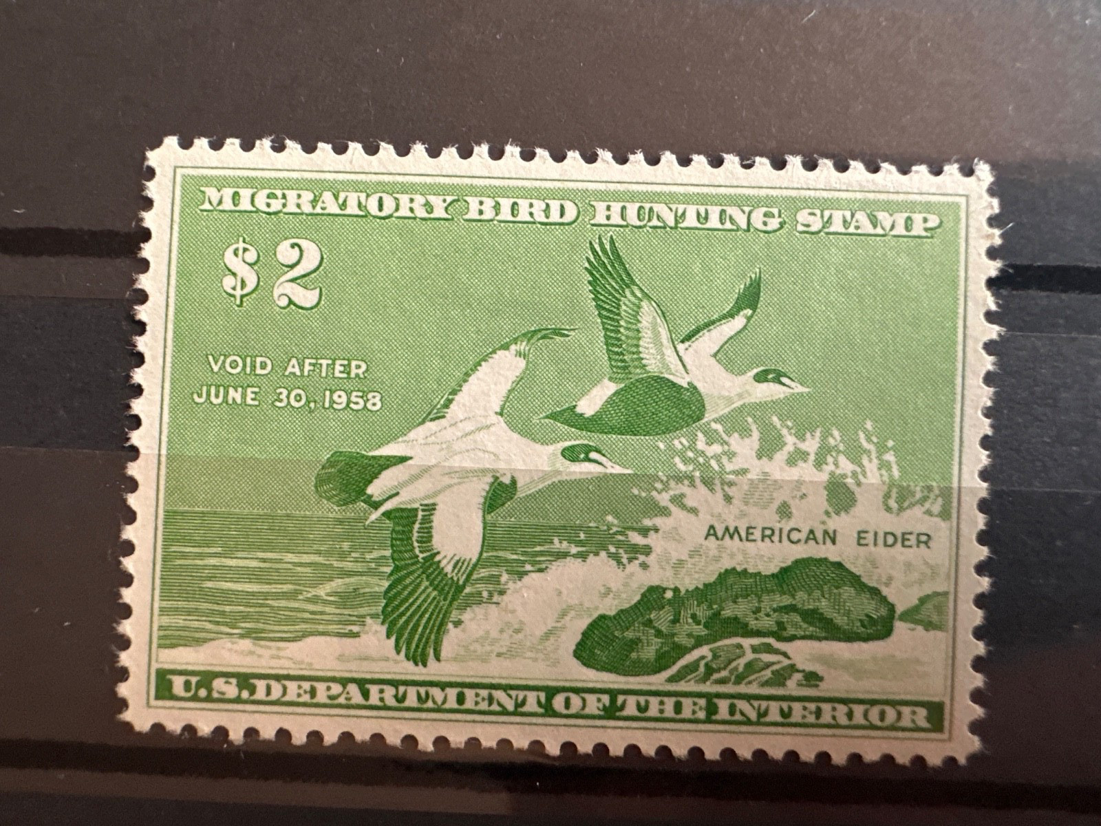 RW24 and other 1957 Federal Duck Stamp Mint Light Hinged