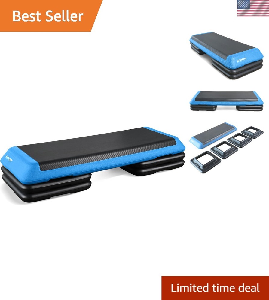 Adjustable Aerobic Step Platform - Safe, Compact, Ideal for Cardio Workouts
