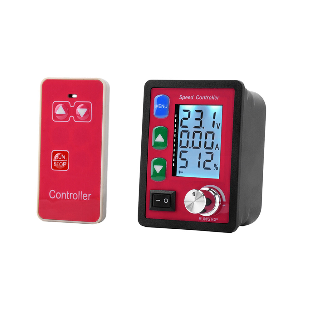 DC6-55V 20A PWM Wireless Remote Intelligent DC Brush Motor Speed Controller