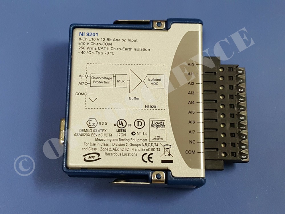 National Instruments NI 9201 cDAQ Analog Input Module, Screw Terminal