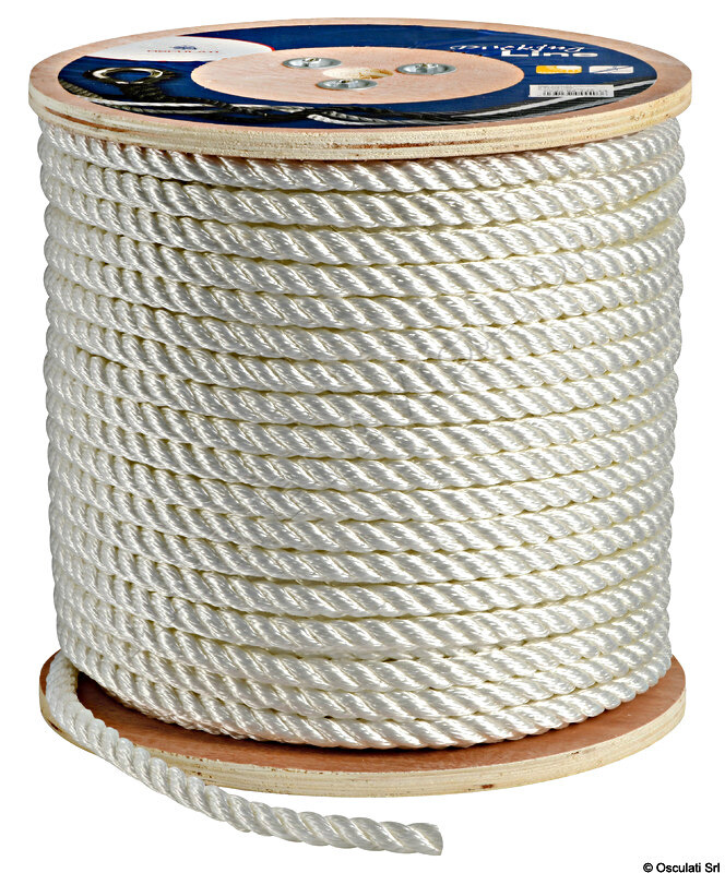 Osculati 3-strand white line 28 mm