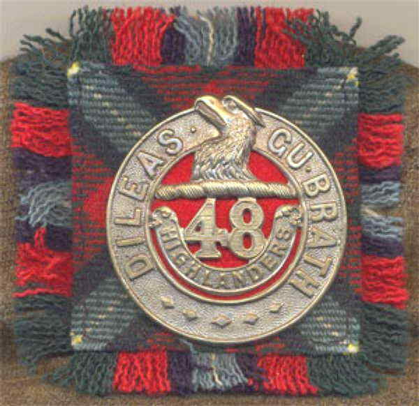 CORRECT RED WOOL CLOTH BACKING FOR CANADIAN CAP BADGES INFANTRY CORPS ETC