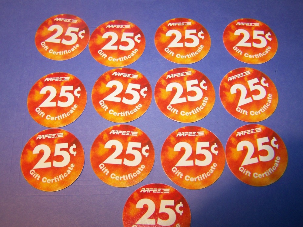 8 th Print Set 25 Cent AAFES Pogs 2006A printing About Uncir.
