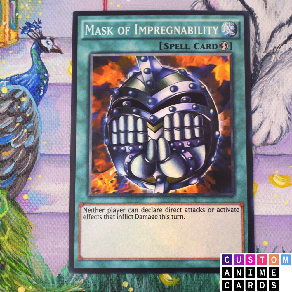 Mask of Impregnability ANIME EFFECT HOLO card