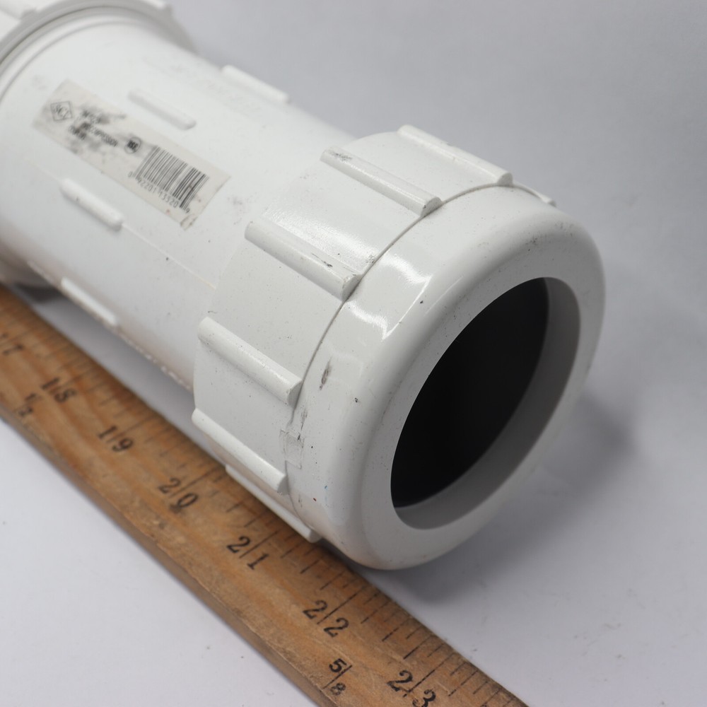 Smith Cooper Compression Coupling Pvc White 2" 883235202