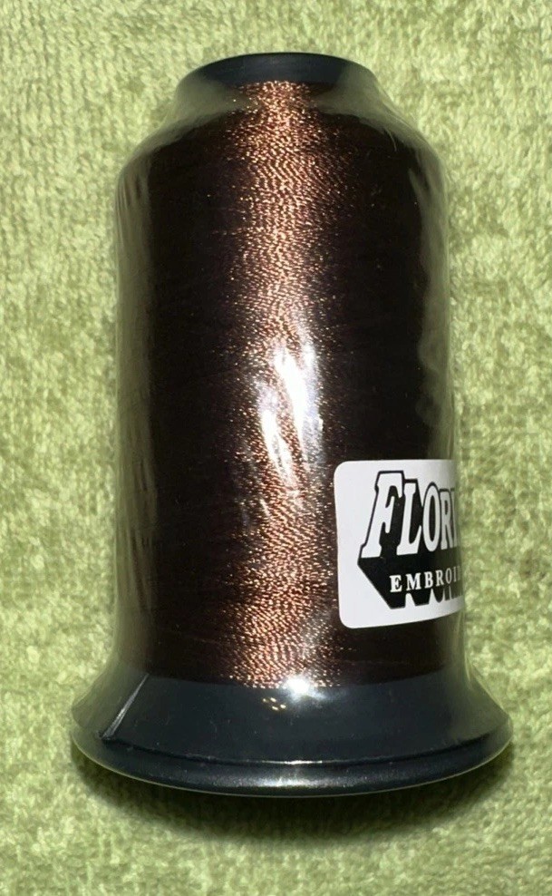 Floriani Embroidery Thread PF778 Brown Polyester 1,100 Yards NOS