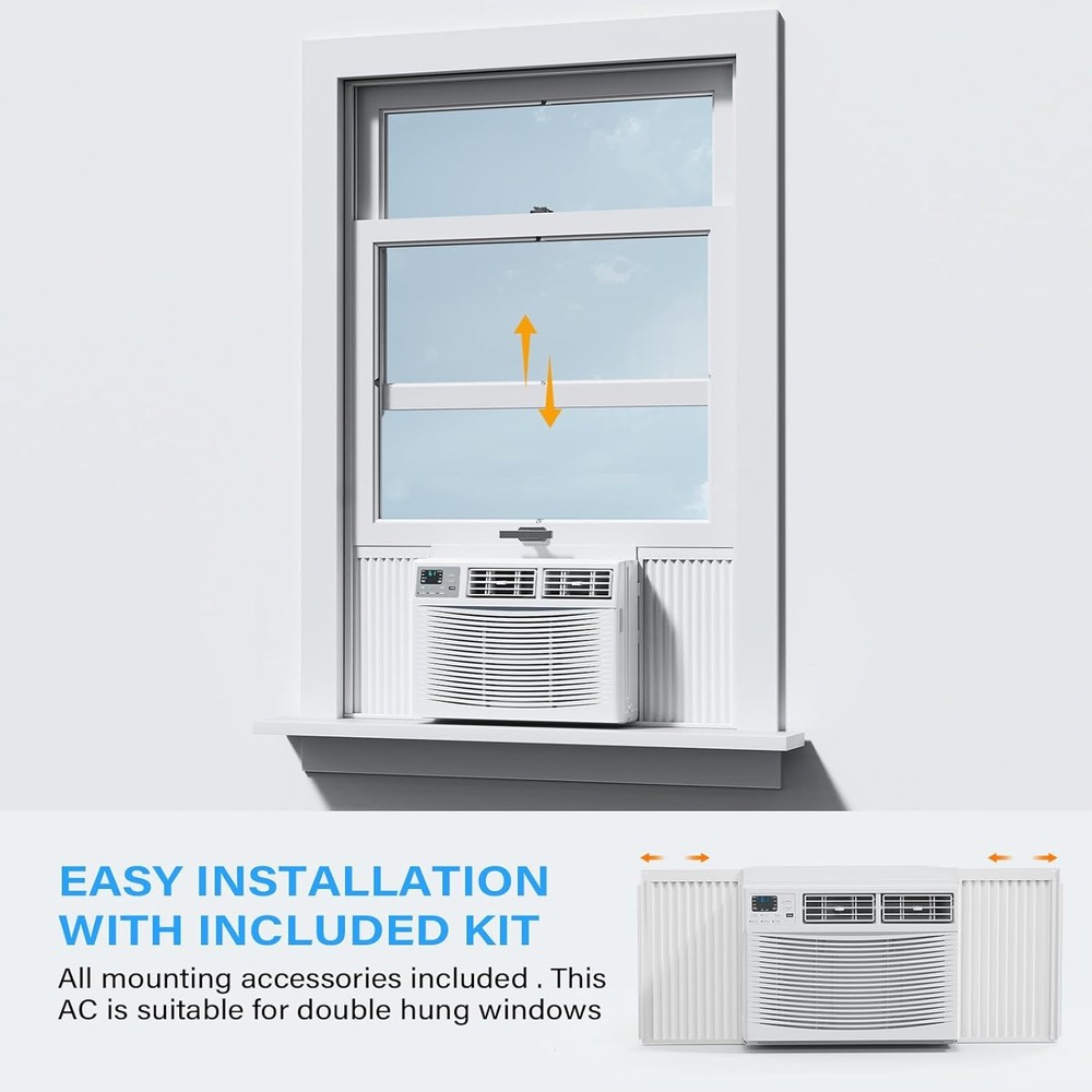230V Window-Mounted Air Conditioner 18000 BTU with Remote /Smart APP Control