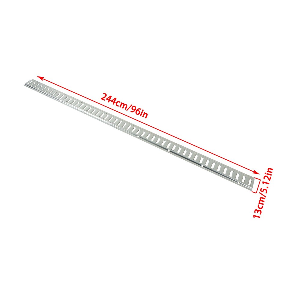 Labwork 6 Pack 8' Galvanized Horizontal E-Track Trailer Tie-Down Rails For Trail