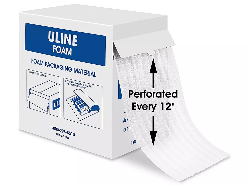 Pack of 1 Foam Roll - 1/8", 12" x 175