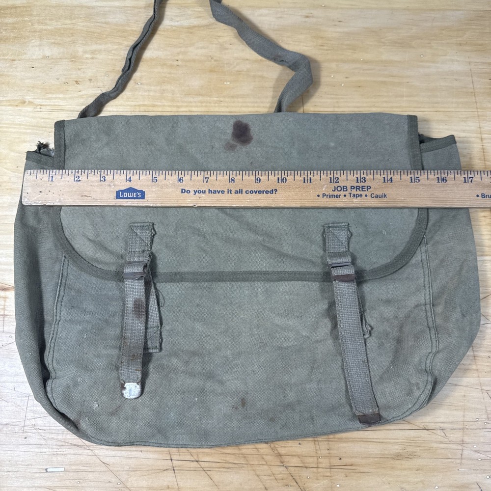 Vintage Military Army Musette Bag Pack British? US?