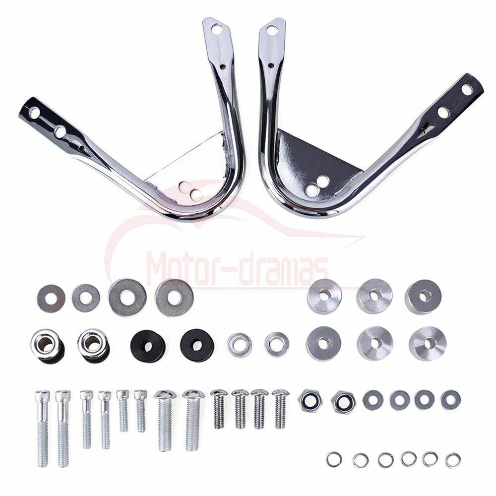 Quick Release Sissy Bar Backrest Docking Hardware Kits For Harley Touring 97-08