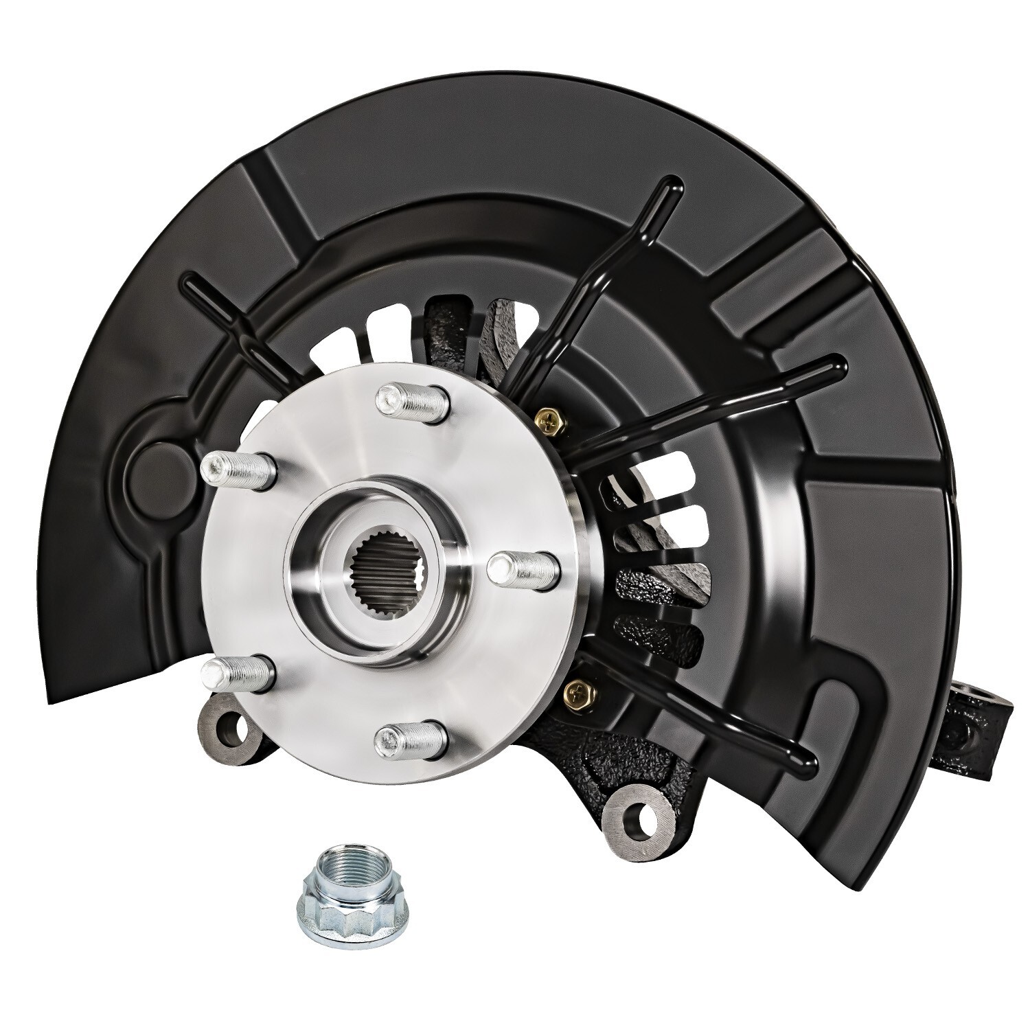 Front Right Steering Knuckle & Wheel Hub Bearing for 2012-2017 Toyota Camry 2.5L