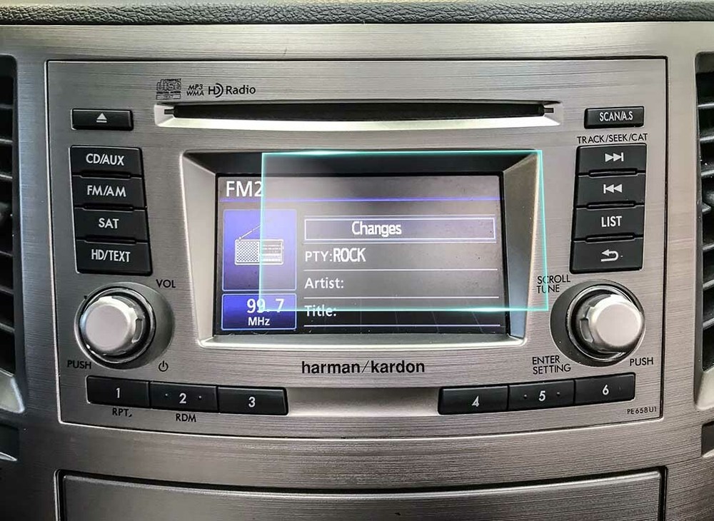 Crystal Clear Screen Protector for 2013 Subaru OutBack Vehicle Navigation
