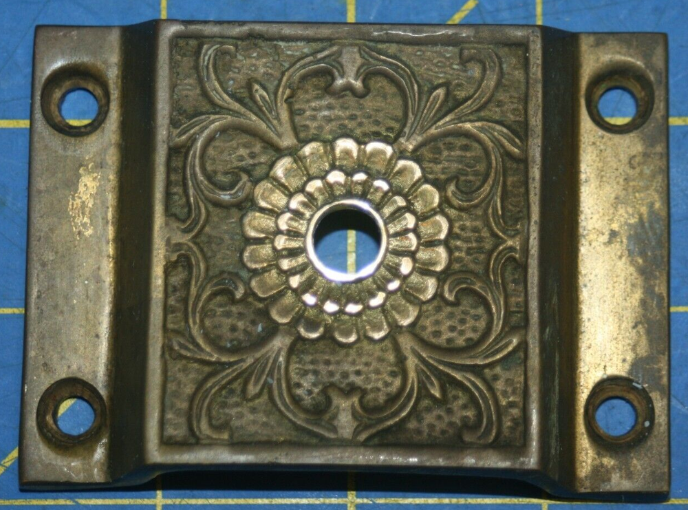 Vintage Brass Peacock Lady Fireplace Top Bracket replacement part