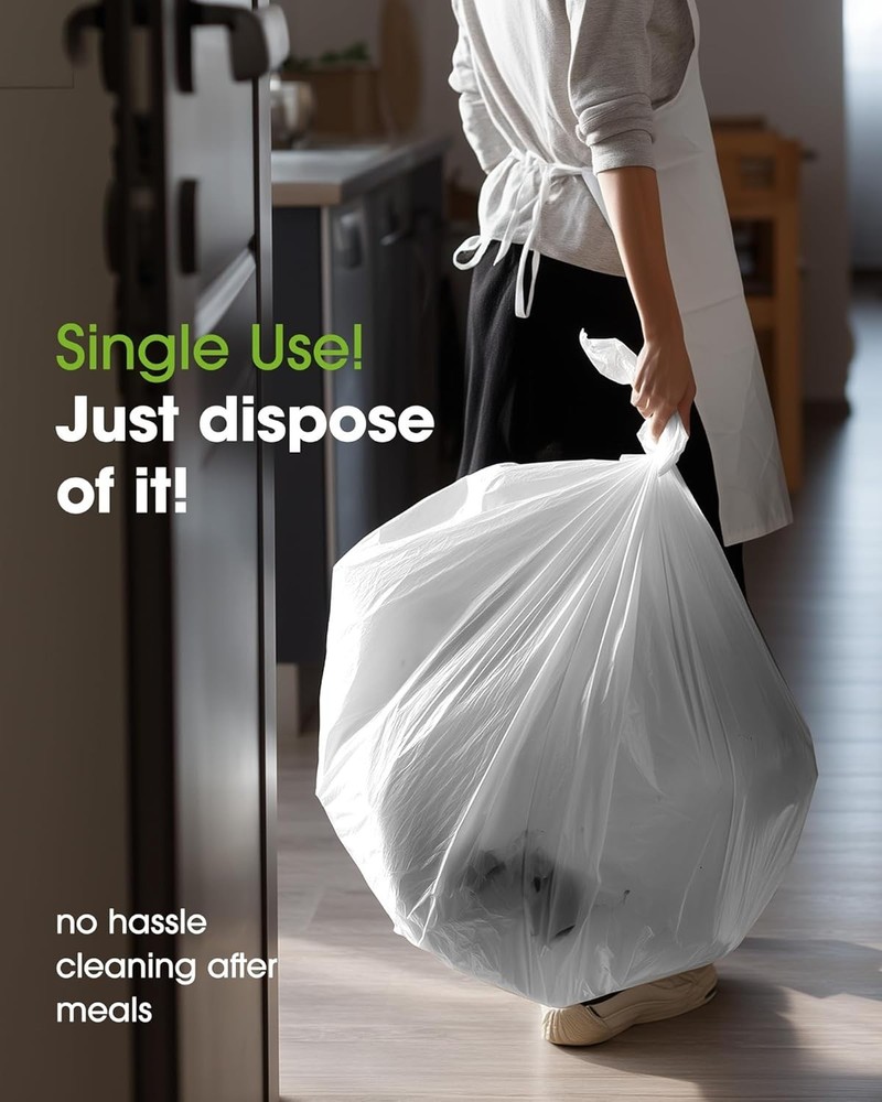 Plastic Table Cloth 10 Pack, 54 x 108 Inch Disposable Table Cloths for Party,...