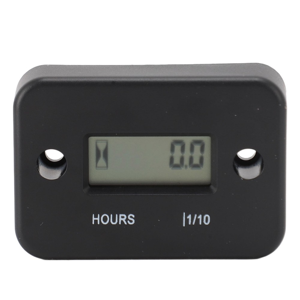 Digital Hour Meter High Accuracy LCD Display Mini Waterproof Engine Hourmeter