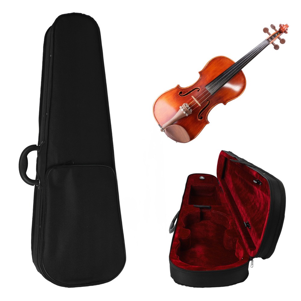 4/4 Violin Case Backpack Comfortable Adjustable Shoulder Strap Professional
