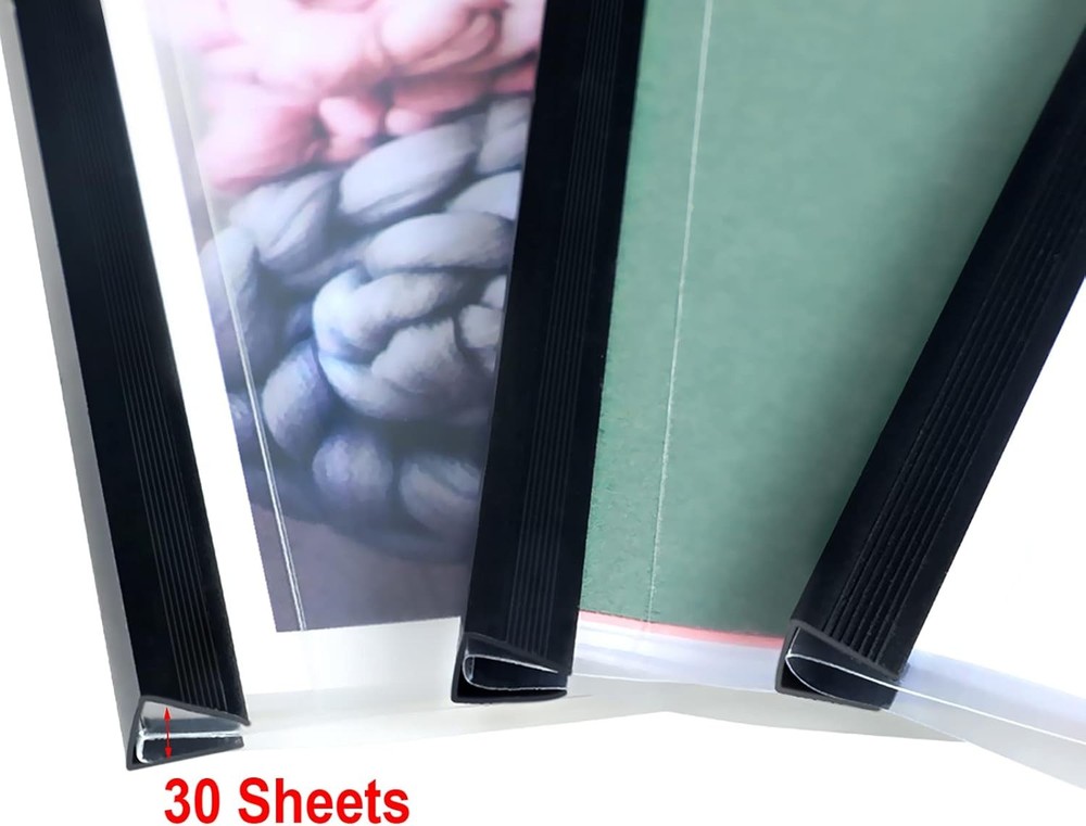 Binding Bars Slide Grip for Office Report A4 30