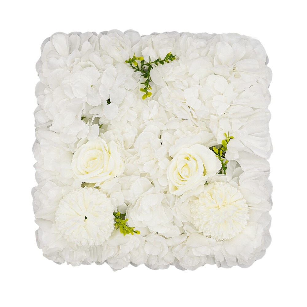 12PC Artificial Flower Wall Panel Wedding Backdrop Event Party Flower Wall Panel
