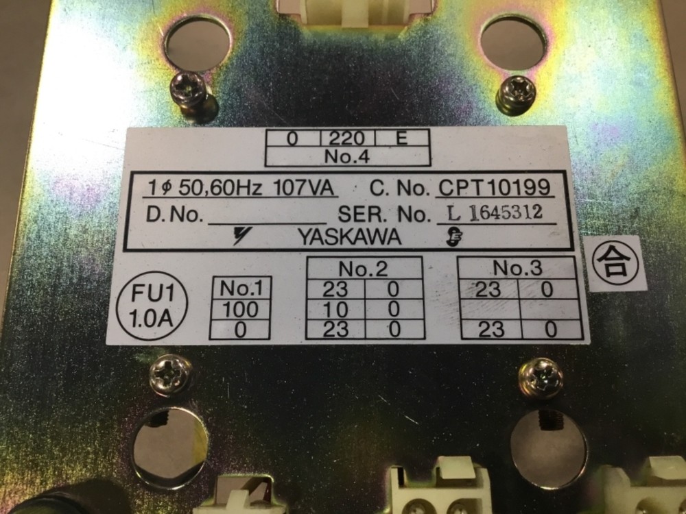 Yaskawa CPT10199 Transformer 107VA #651DKA4PR2