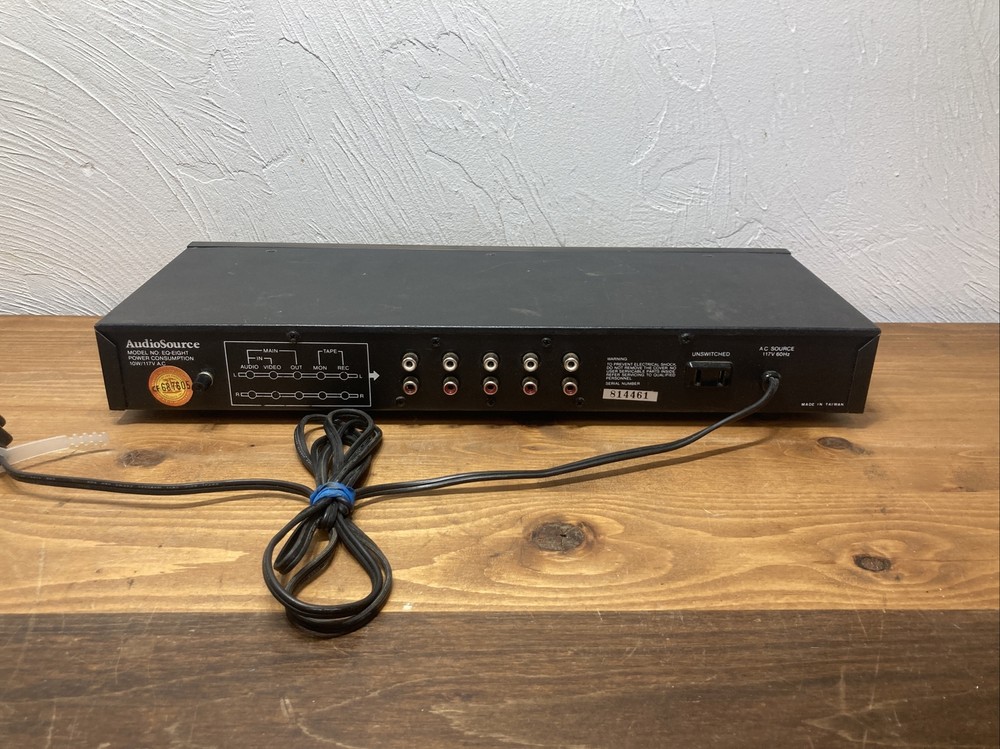 AudioSource EQ Eight Graphic Equalizer Spectrum Analyzer Need New Slider Knobs