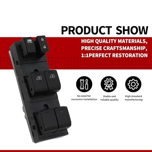 Driver Side Power Window Switch Compatible with FX35 FX37 FX50 QX70 2011-2017