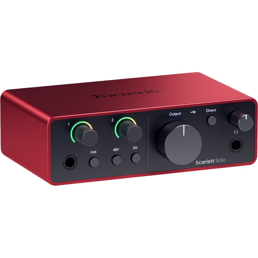 Focusrite Scarlett Solo (4th Gen) USB Audio Interface STUDIO KIT