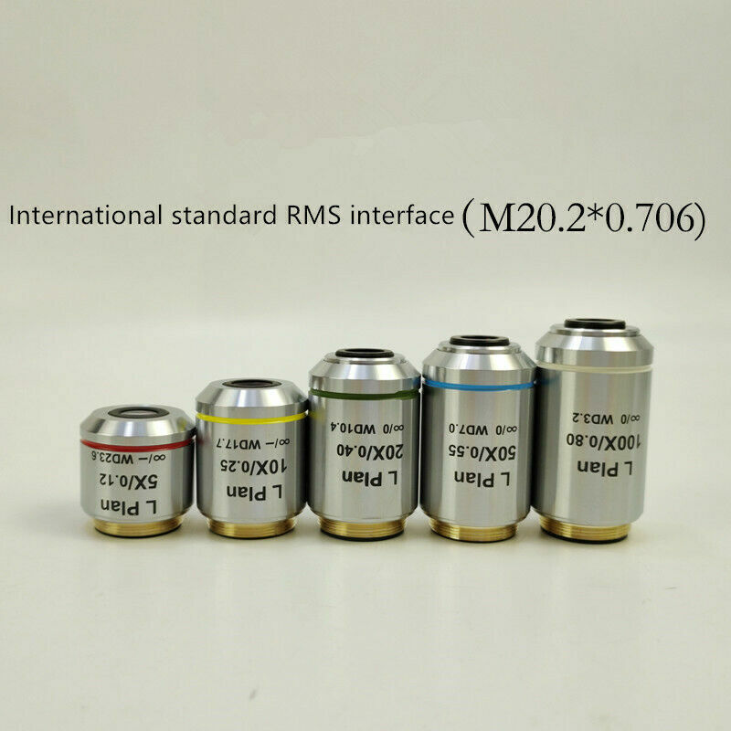Infinity Long Working Distance Objective Lens for Metallographic Microscope