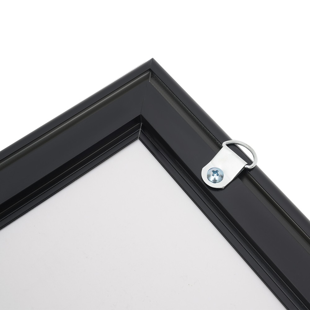LED Poster Frame Black Advertising Sign Holder Wall Frame Displaying Posters