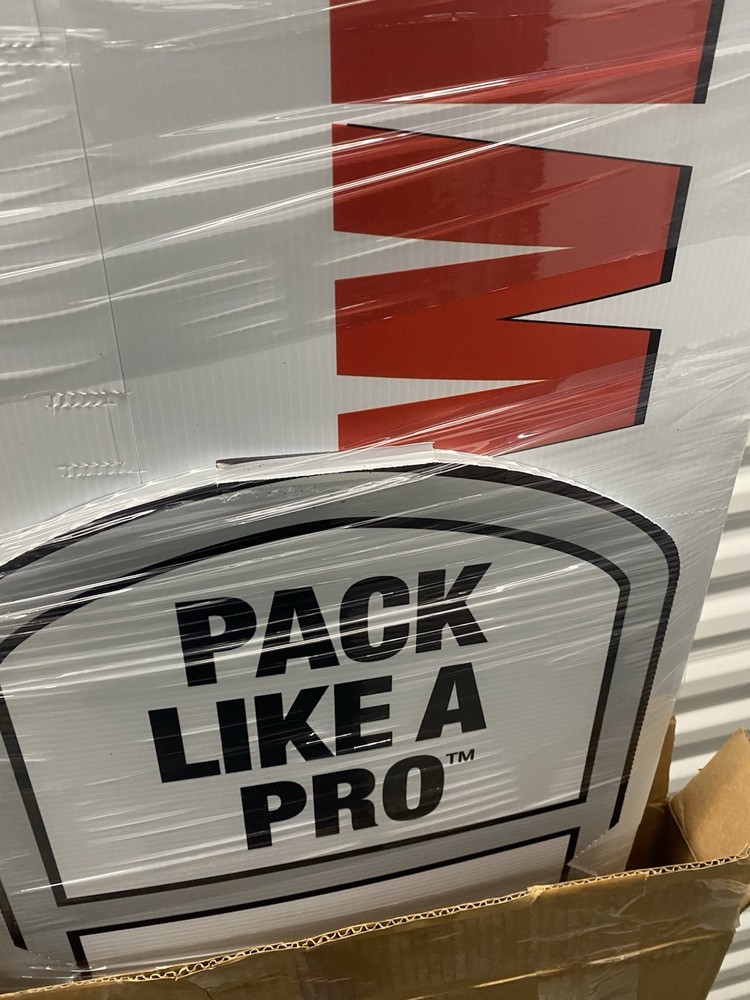 Pack Like a Pro Shipping Display Boxes Packing Sign Assembly Instructions