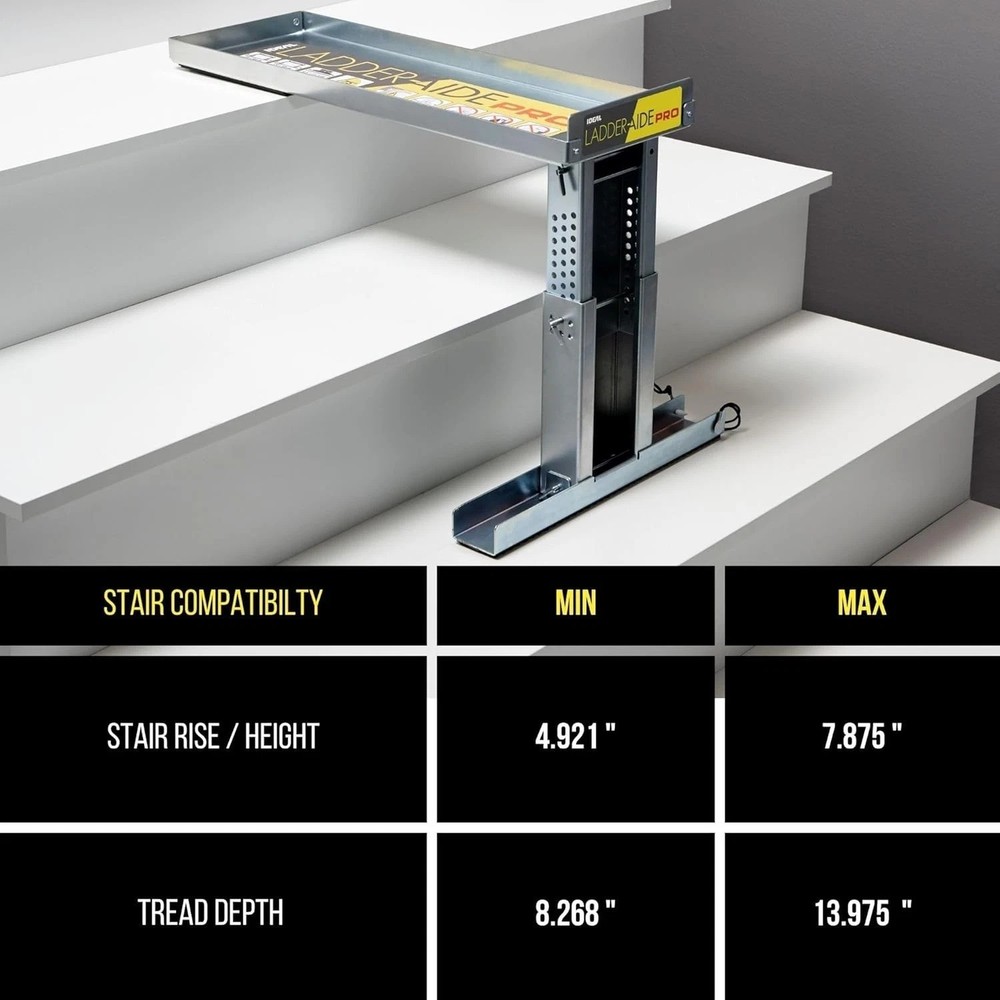 Ladder Extender and Stabilizer for Single and Extension Ladders, Easy Setup