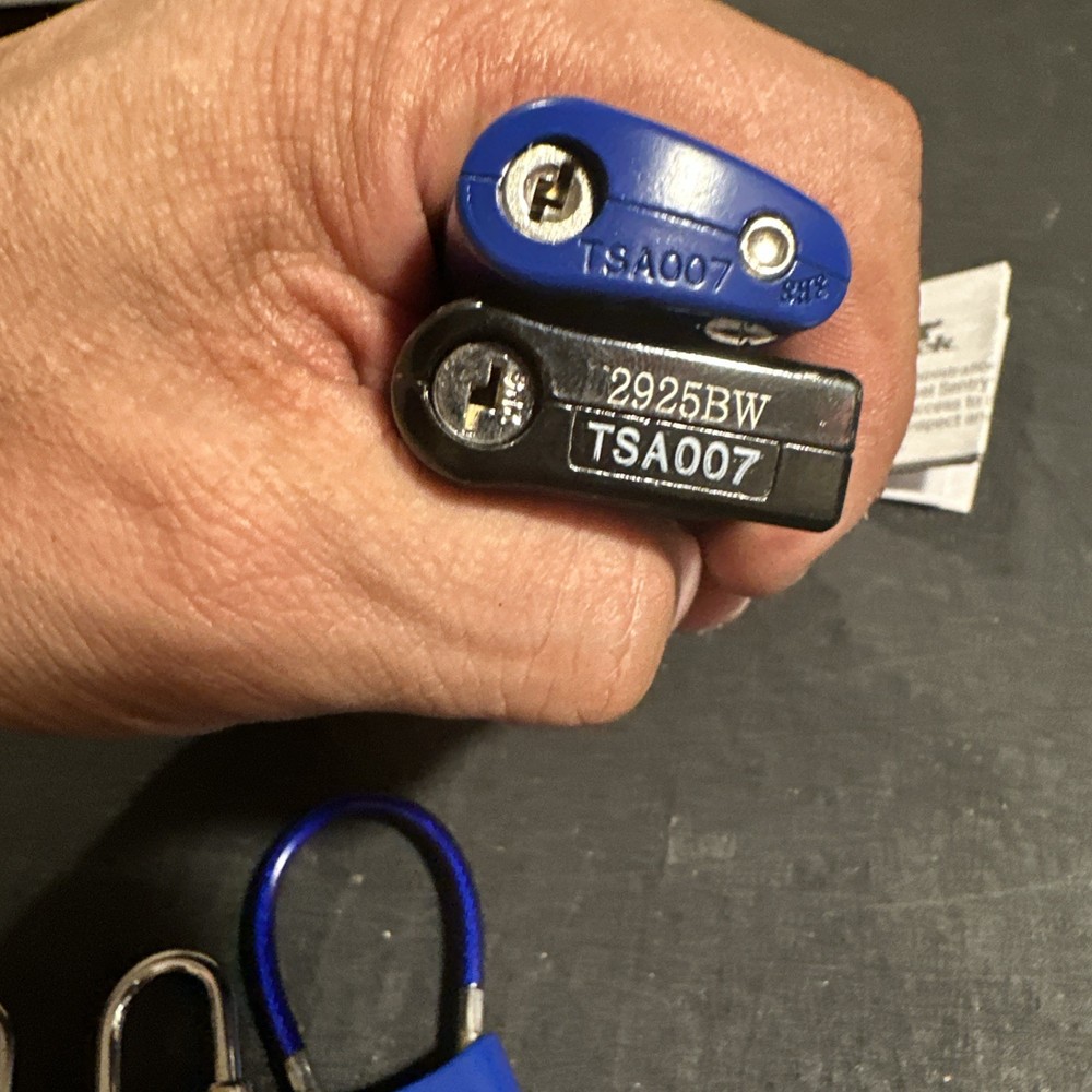 5 TSA Combination Luggage Locks 3~Master 3 #comb,1 Master 4 #&1 Brinks(252)