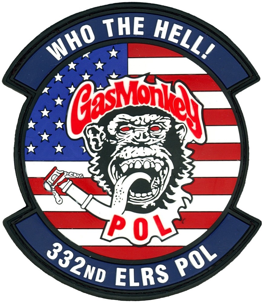 USAF 378th LOGISTICS READINESS SQUADRON GAS MONKEY POL PATCH