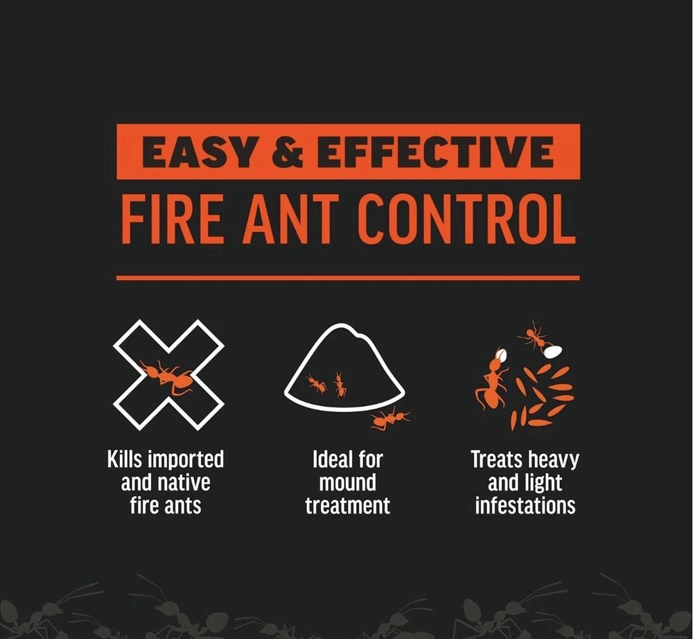 2 Pack AMDRO Fire Ant Bait Killer Granules Hydramethylnon - 1 Lb.