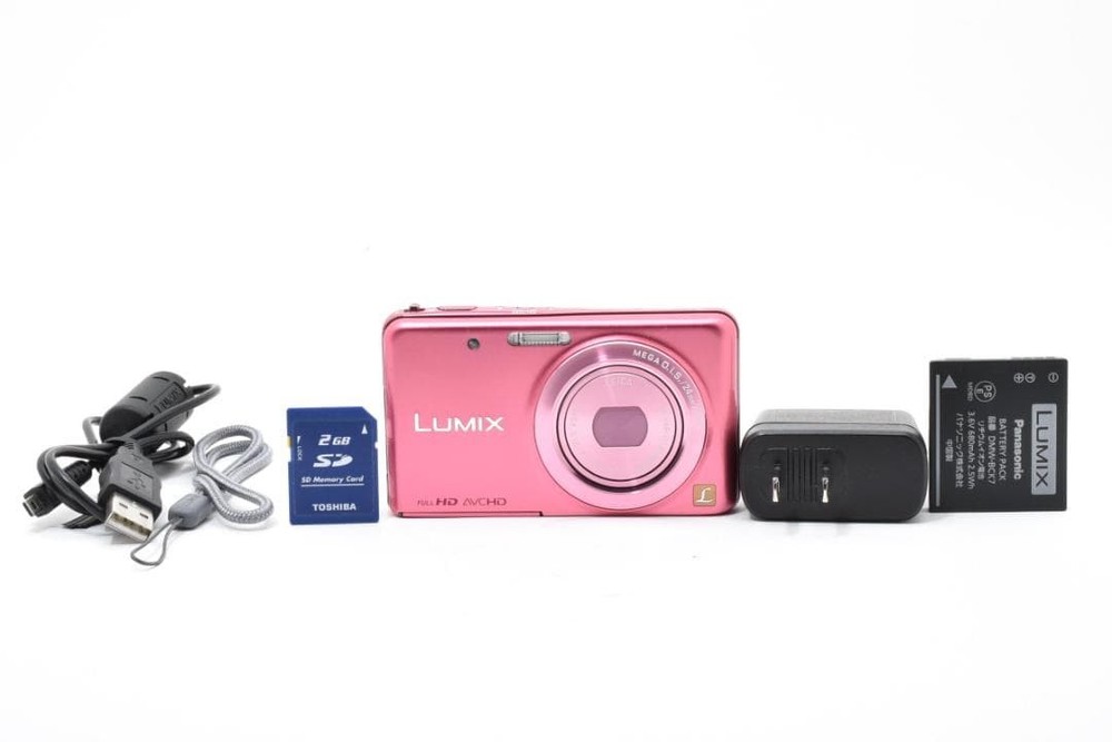 Panasonic LUMIX DMC-FX80 Pink Compact Digital Camera Tested Excellent Condition