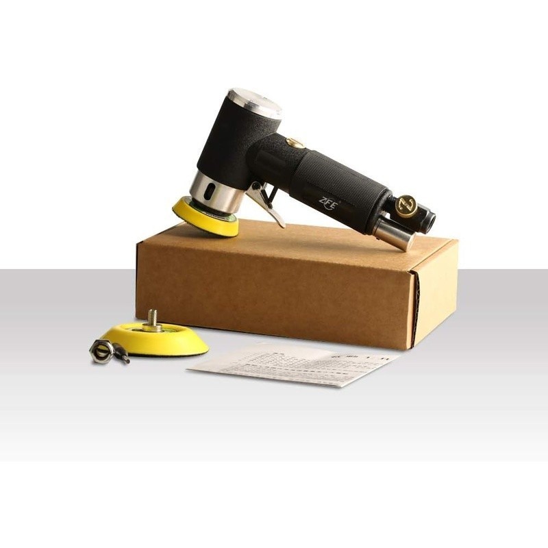 High Efficiency Air Random Orbital Sander W/ Buffing Pads & Sandpapers New