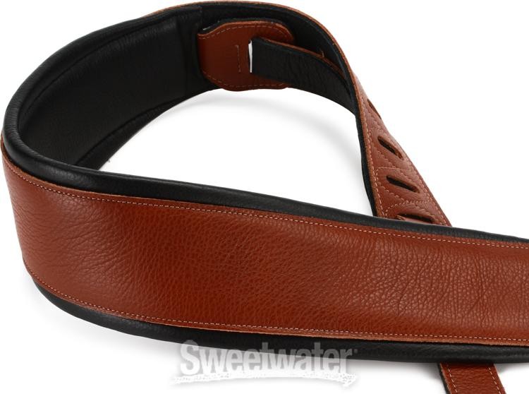 Levy's MSS2 Garment Leather Guitar Strap - Tan