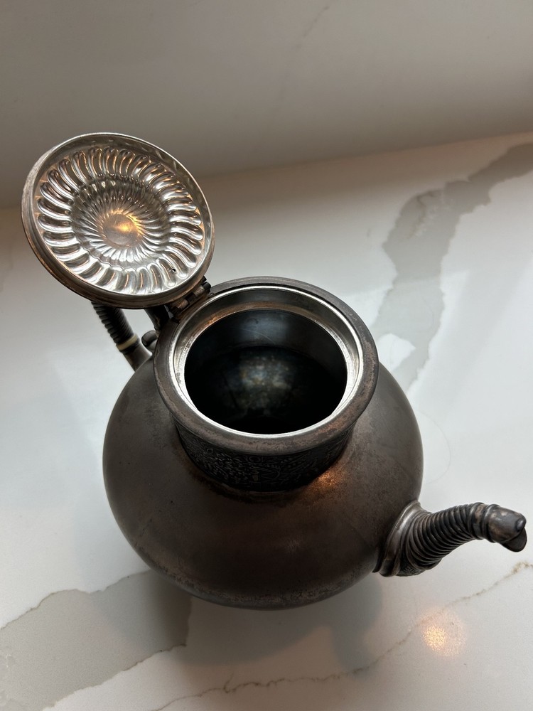 E.G. Webster & Son Floral Silver Plated Teapot #41