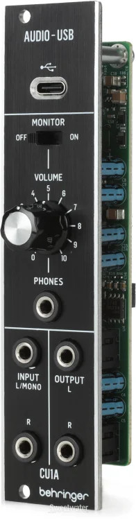 Behringer CU1A 2-in/2-out Eurorack USB/Audio Interface