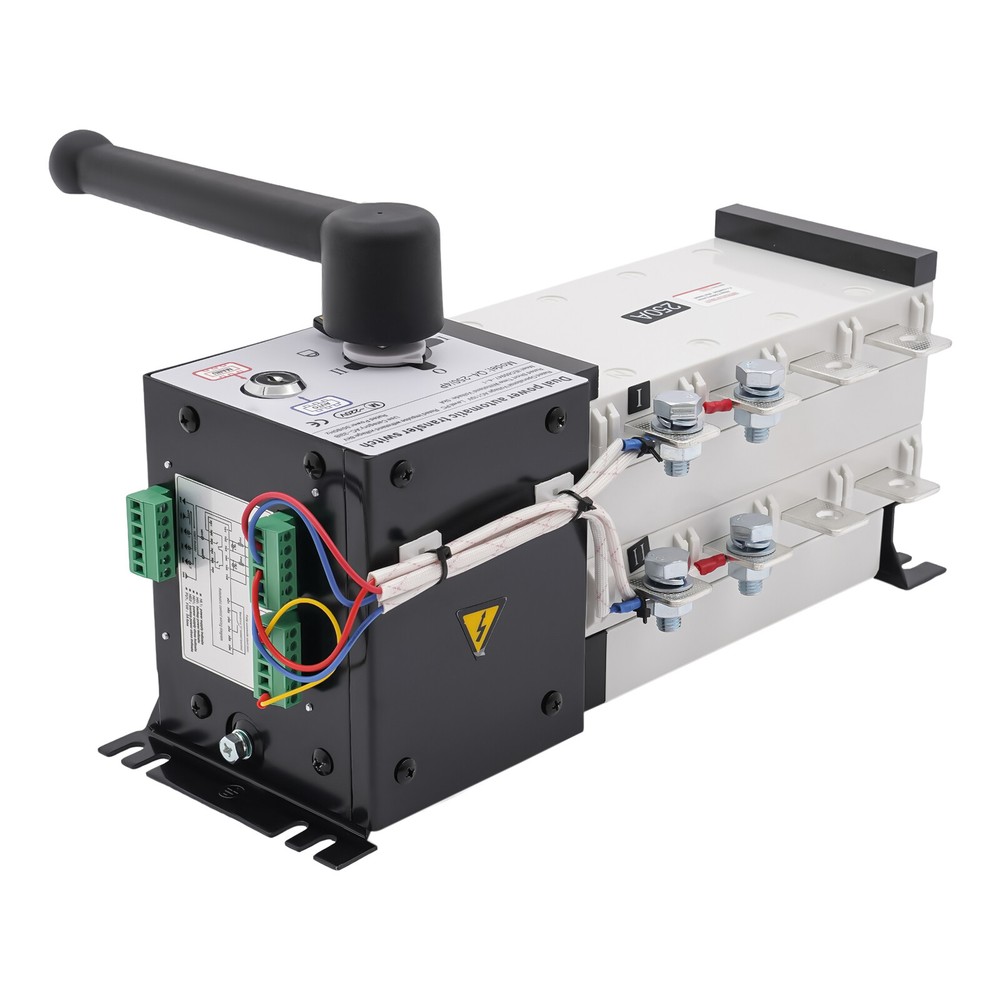 Dual Power Automatic Transfer Switch 4P 250A 3 Phase Circuit Breaker Changeover