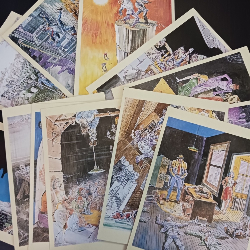 12 Spirit postcards by Will Eisner - 1986 Catalan
