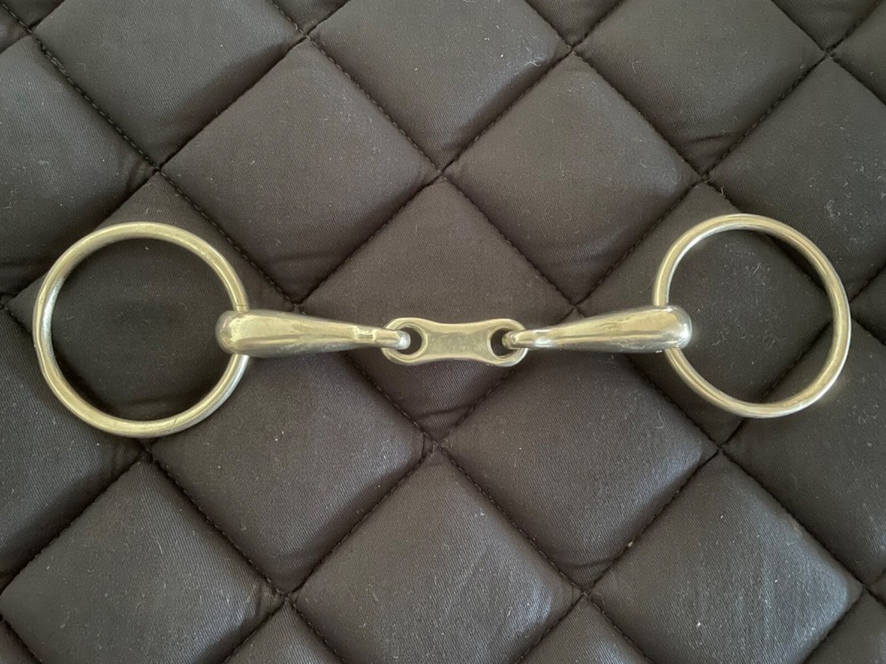 French Link O Ring Snaffle Horse Bit 6”